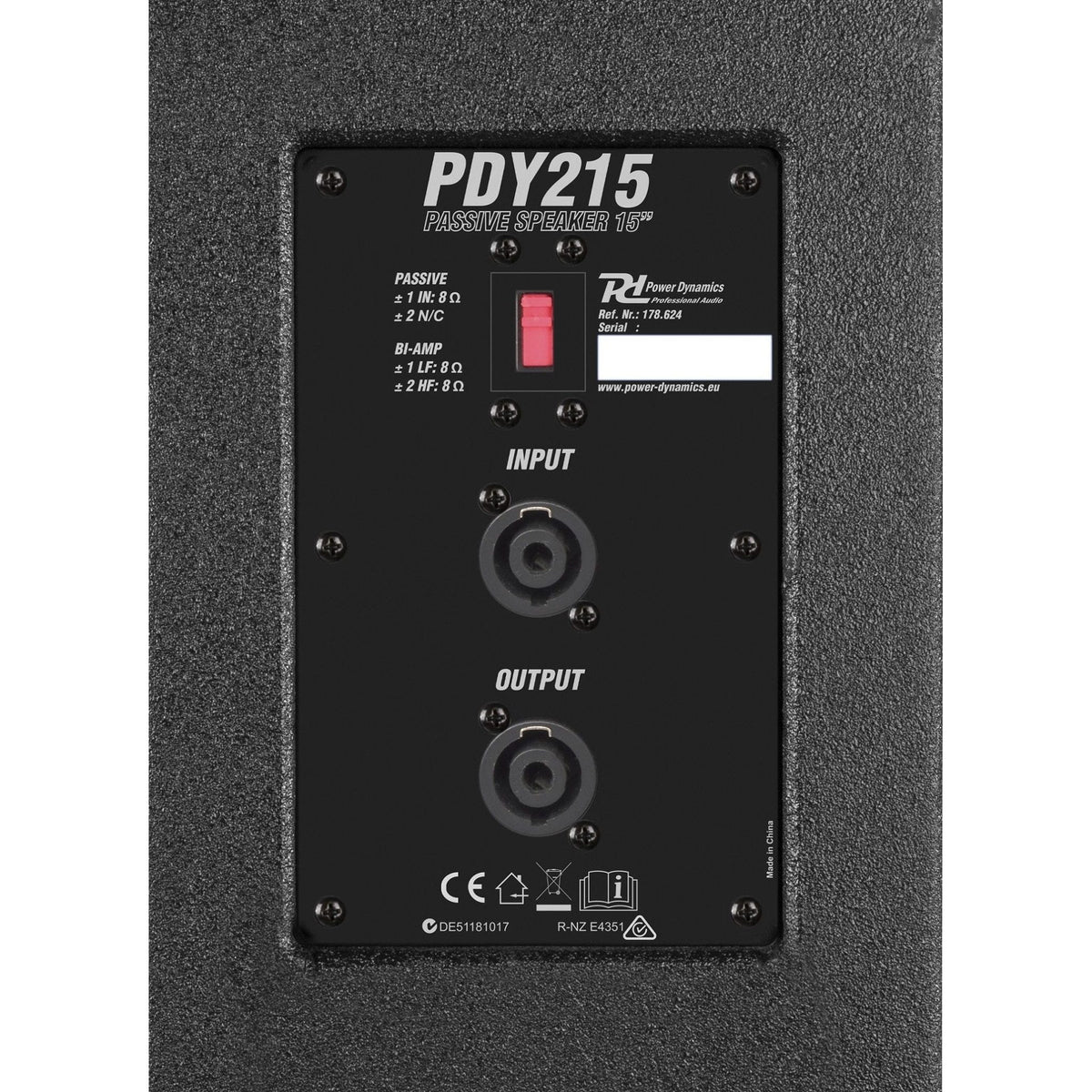 Power Dynamics PDY215 - Altavoces Pasivos 15” 800W - Tempo Shop