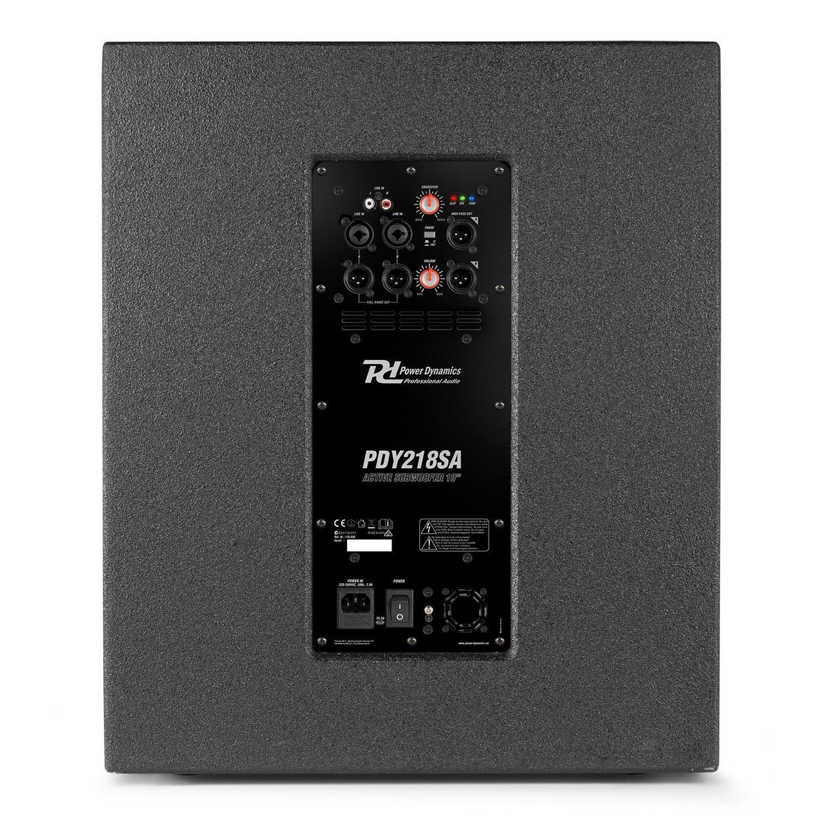 Power Dynamics PDY218SA - Subwoofer Activo 1000W - Tempo Shop