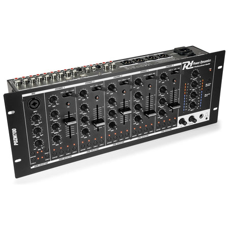 Power Dynamics PDZM700 - Mezclador instalación de 6 canales USB 4 zonas - Tempo Shop