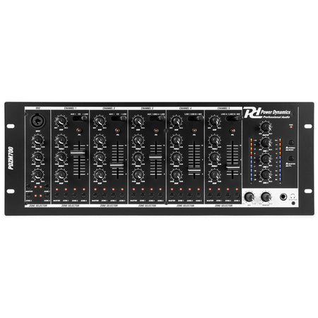 Power Dynamics PDZM700 - Mezclador instalación de 6 canales USB 4 zonas - Tempo Shop