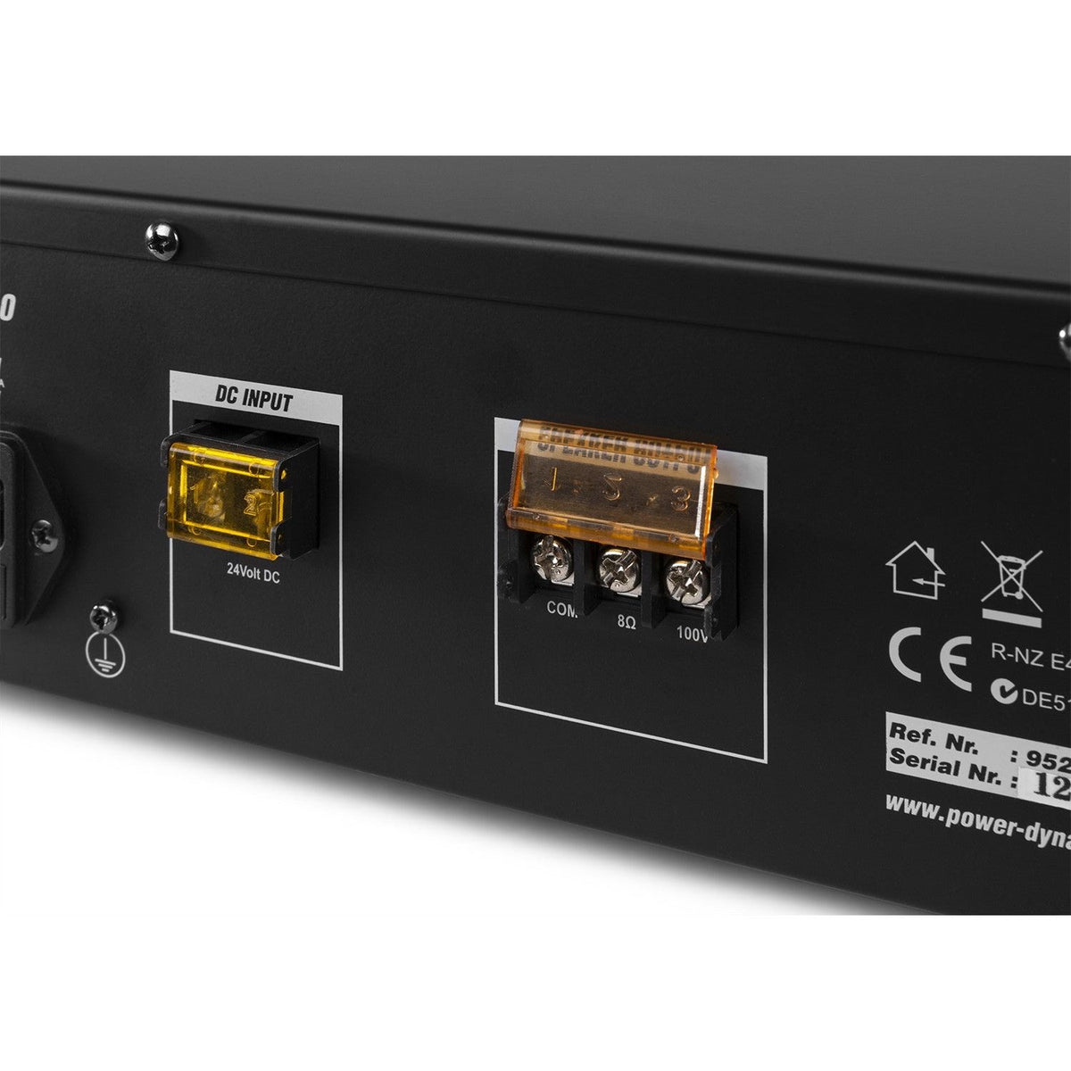 Power Dynamics PRM60 - Mezclador amplificador 100V 6 canales 60W - Tempo Shop