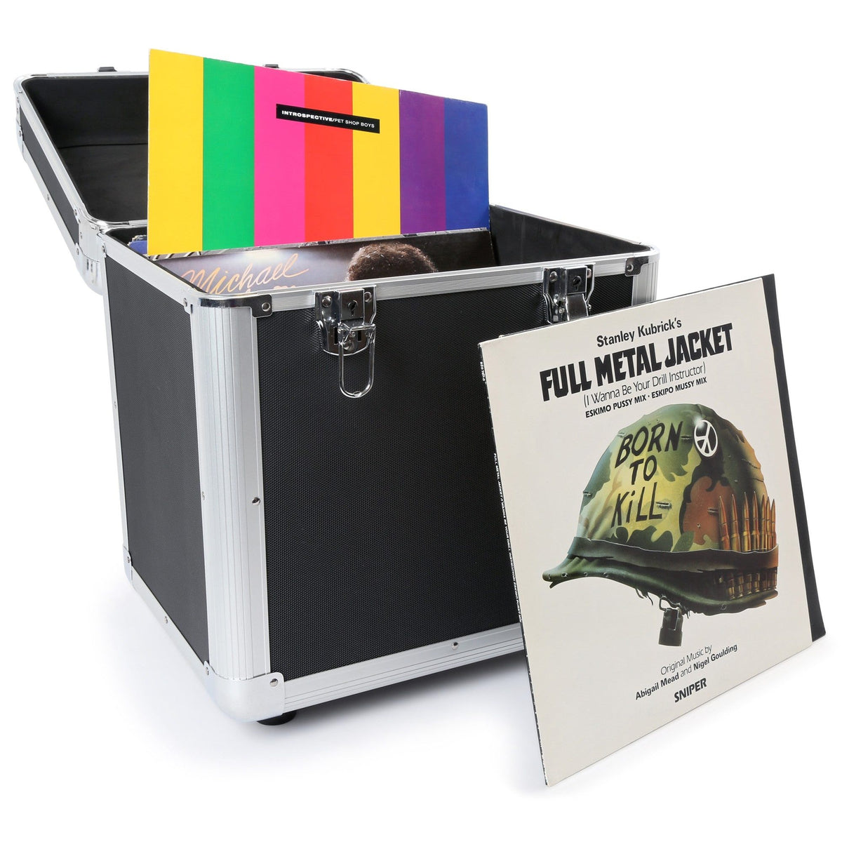 Power Dynamics RC100 12" - Maleta Vinilos Negra - Tempo Shop