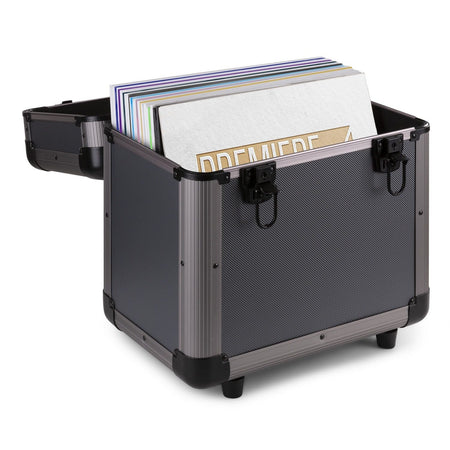 Power Dynamics RC80 12" - Maleta para vinilos Titanio - Tempo Shop