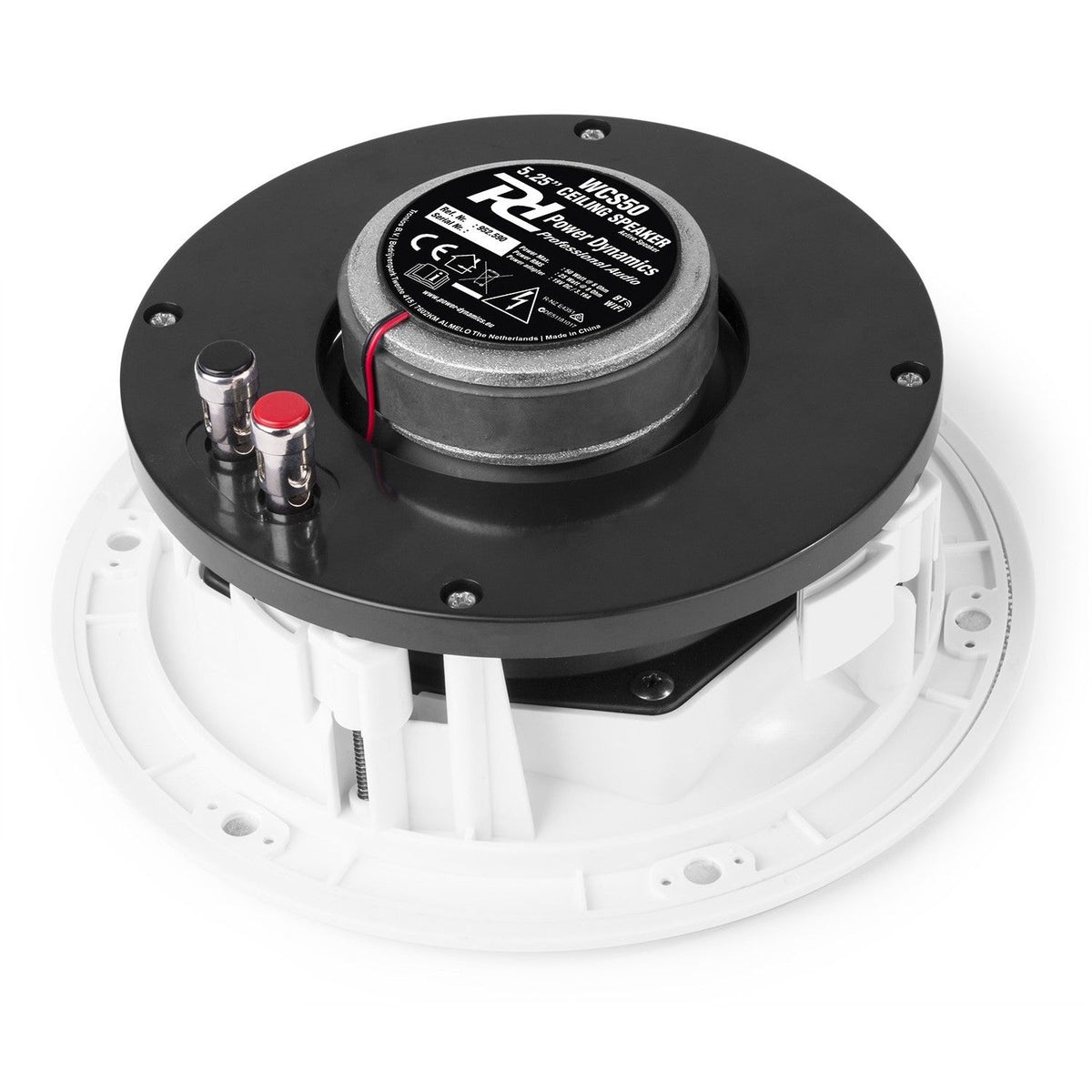 Power Dynamics WCS50 - Conjunto activo de altavoces de techo con WIFI/BT 5,25" - Tempo Shop