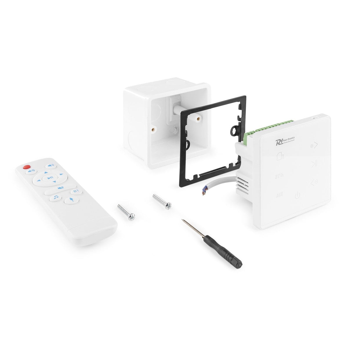 Power Dynamics Powerline A100W - Amplificador empotrable BT Blanco - Tempo Shop