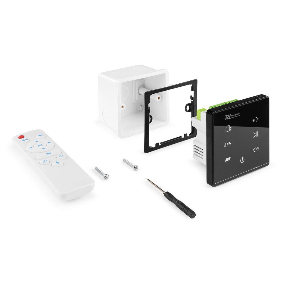 Power Dynamics Powerline A50B - Amplificador empotrable BT Negro - Tempo Shop