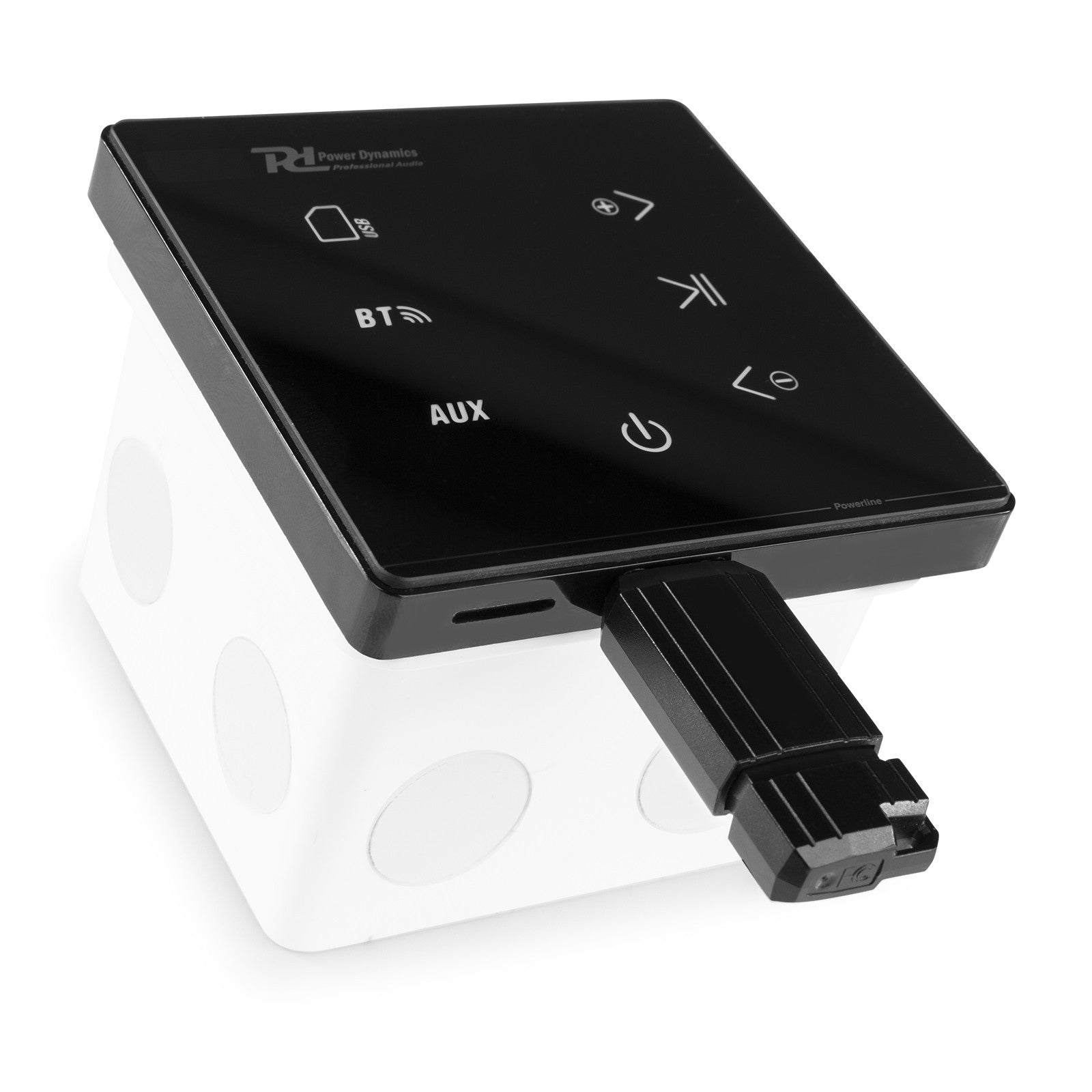 Power Dynamics Powerline A50B - Amplificador empotrable BT Negro - Tempo Shop