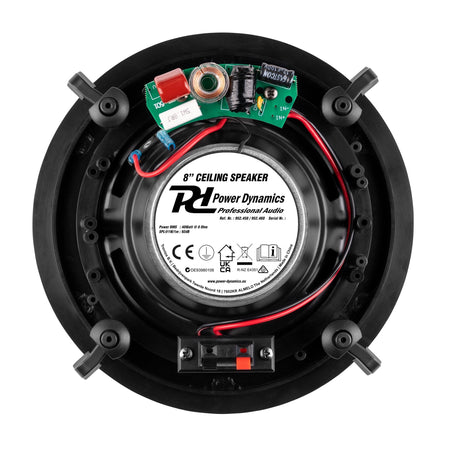 Power Dynamics Powerline A50BSet - Conjunto amplificador para empotrar en pared con 2 altavoces de techo - Tempo Shop