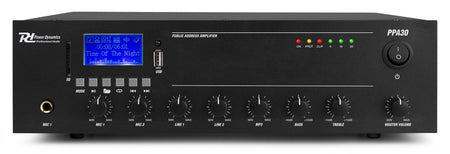 Power Dynamics PPA30 - Mezclador amplificador 100V - 30W - Tempo Shop