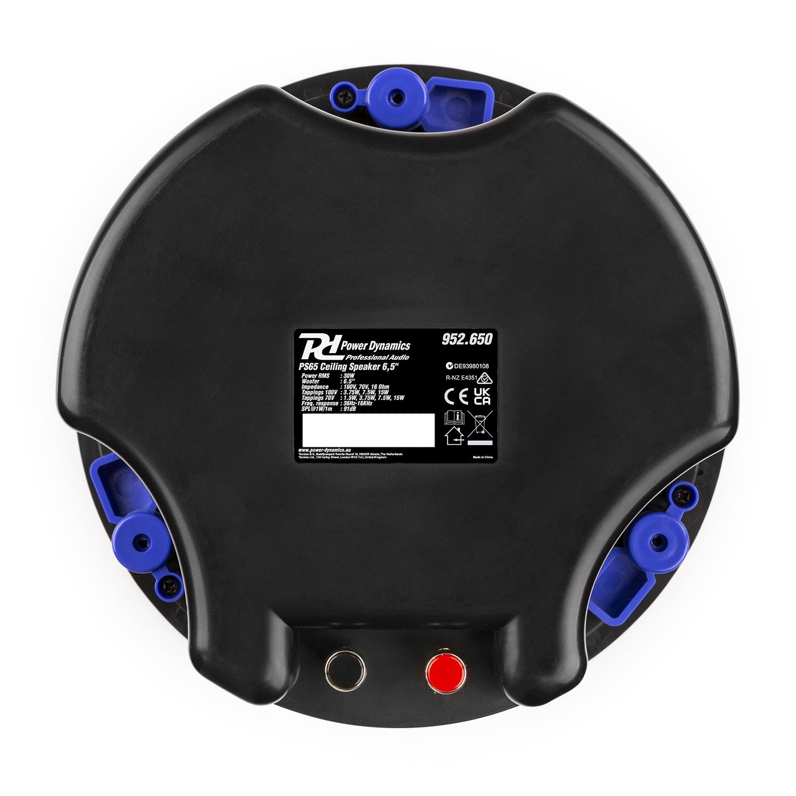 Power Dynamics PS65 - Altavoz de techo con recinto sellado 6.5” 2 vías - Tempo Shop