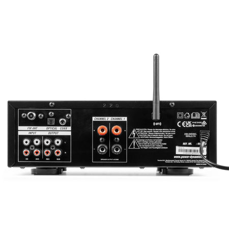 Power Dynamics PV220BT - Amplificador de audio 200W - Tempo Shop