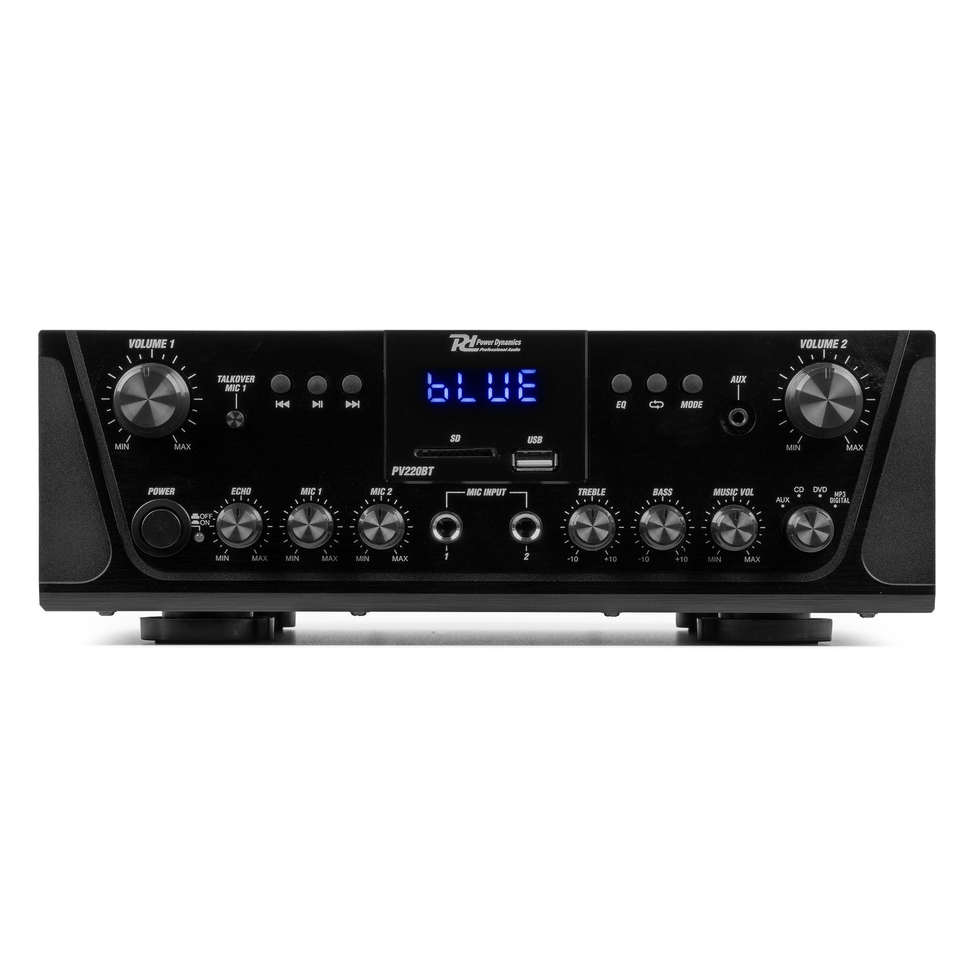 Power Dynamics PV220BT - Amplificador de audio 200W - Tempo Shop