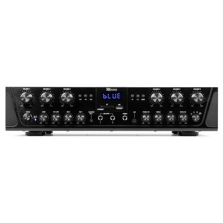 Power Dynamics PV260BT - Amplificador de audio de 6 zonas 600W - Tempo Shop