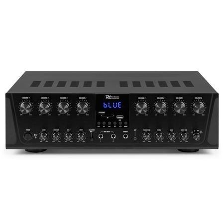 Power Dynamics PV280BT - Amplificador de audio de 8 zonas 800W - Tempo Shop