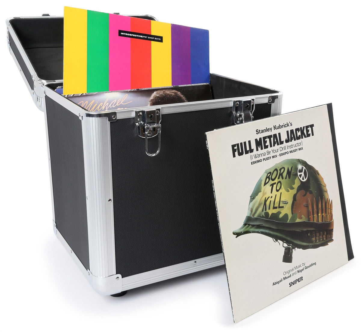 Power Dynamics RC100 12" - Maleta Vinilos Negra - Tempo Shop