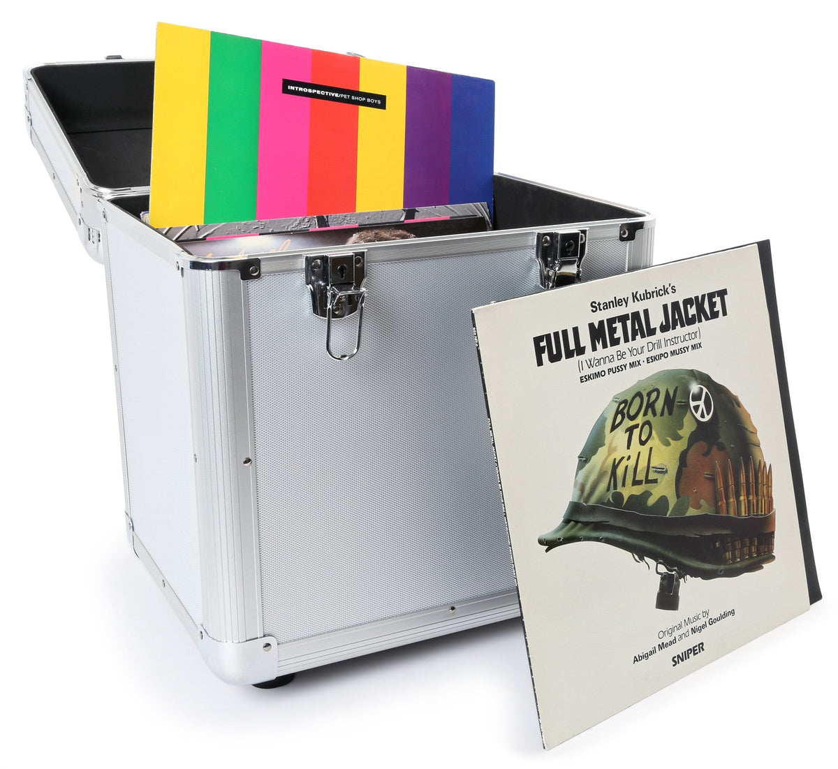 Power Dynamics RC100 12" - Maleta Vinilos Plata - Tempo Shop