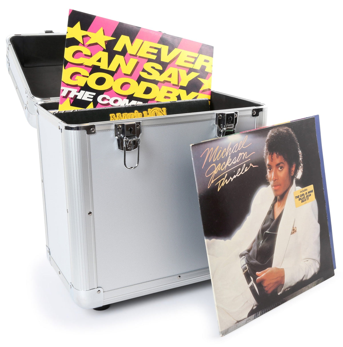 Power Dynamics RC80 12" - Maleta Vinilos Plata - Tempo Shop