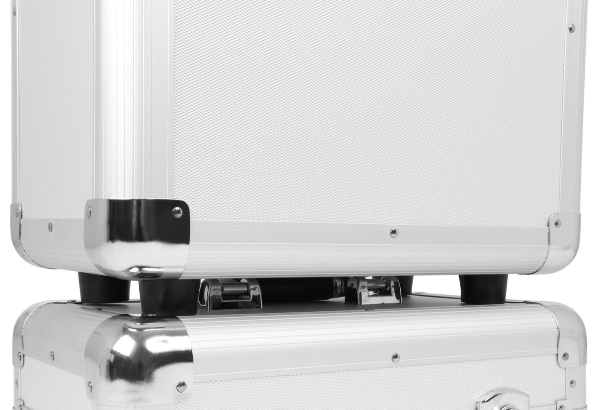 Power Dynamics RC80 12" - Maleta Vinilos Plata - Tempo Shop