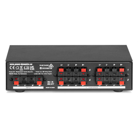 Power Dynamics SSW4 - Selector de altavoces de 4 vías - Tempo Shop