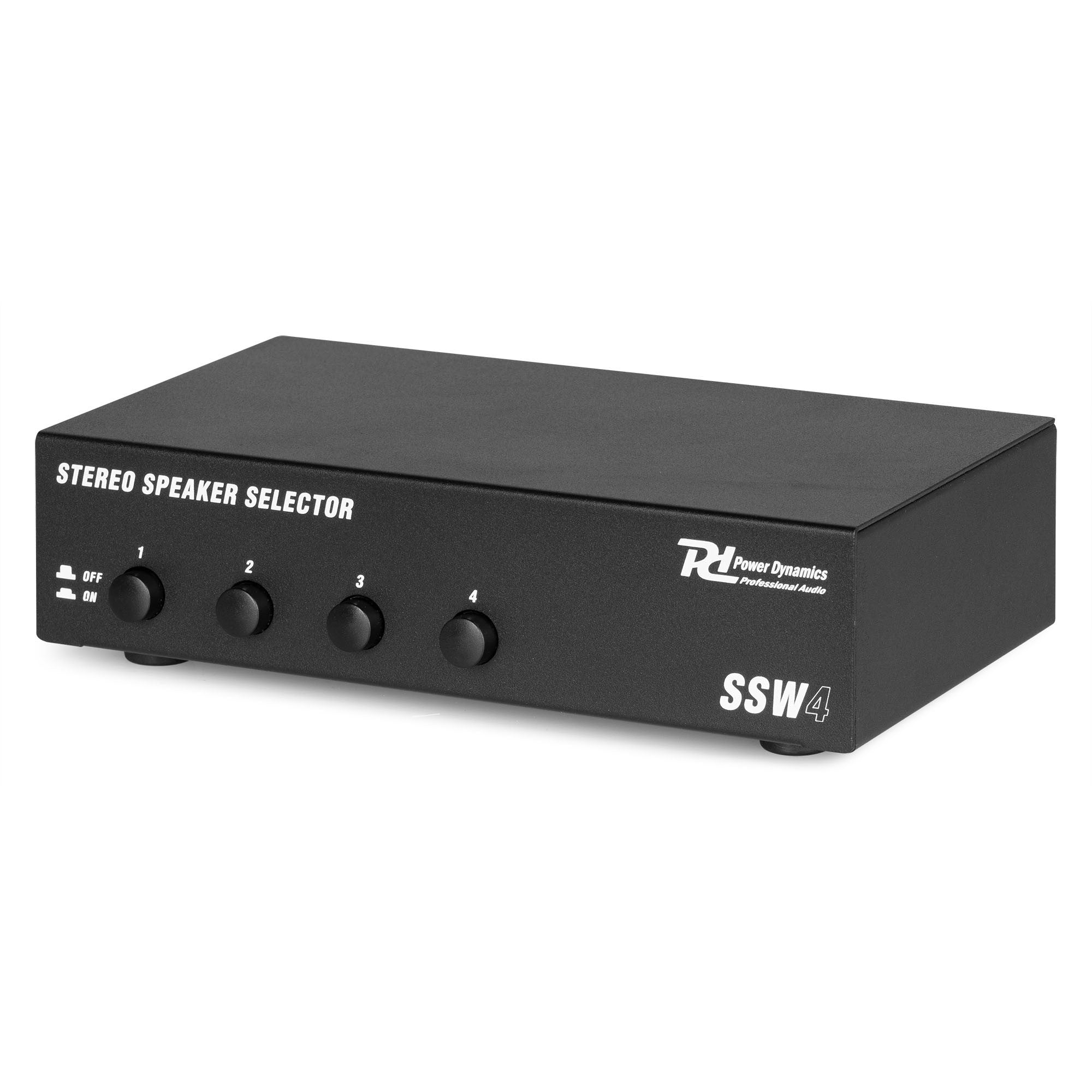 Power Dynamics SSW4 - Selector de altavoces de 4 vías - Tempo Shop