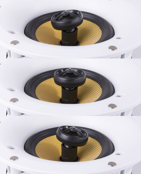 Power Dynamics WCS50 - Conjunto activo de altavoces de techo con WIFI/BT 5,25" - Tempo Shop