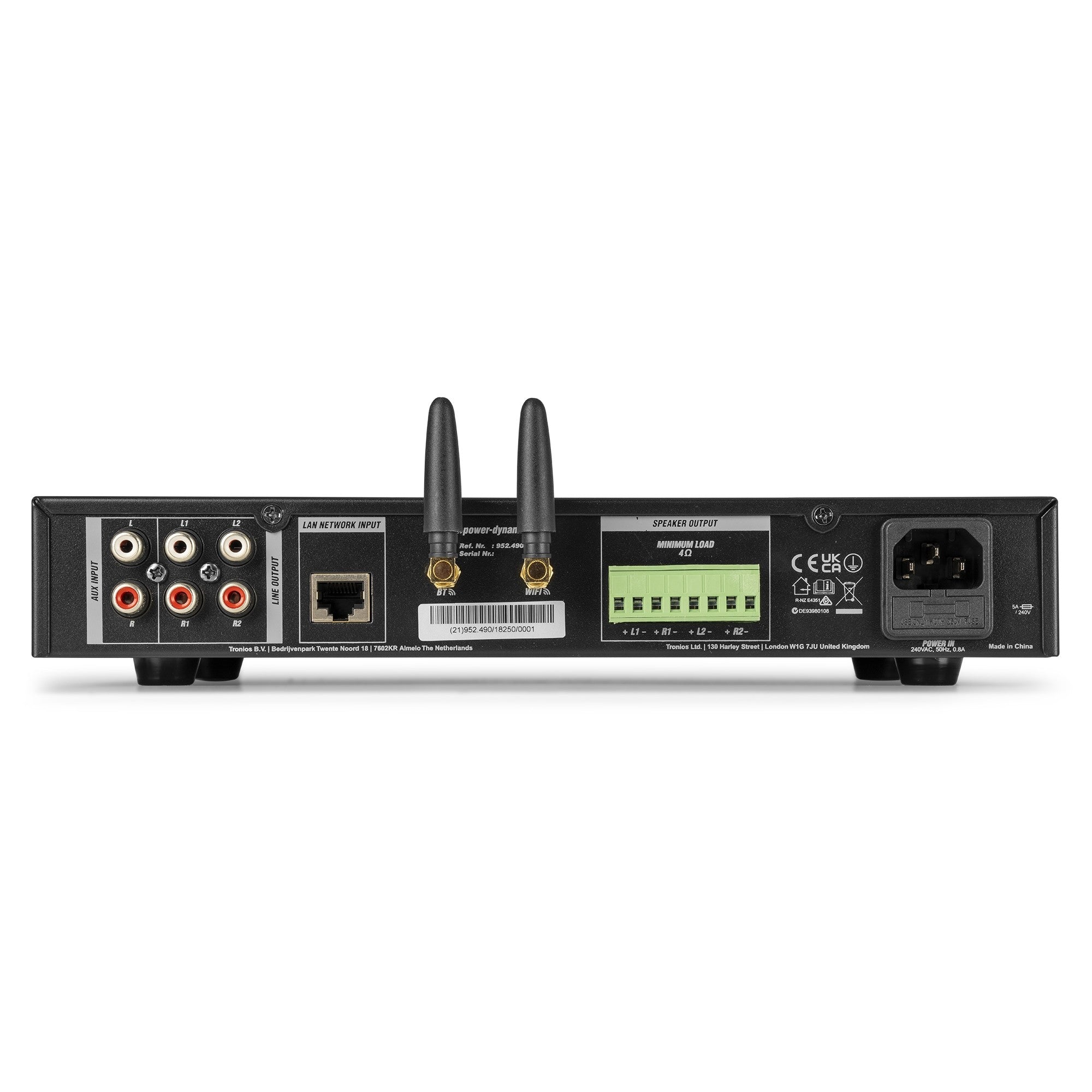 Power Dynamics WT460A - Amplificador de 4 canales estéreo Wifi - Tempo Shop