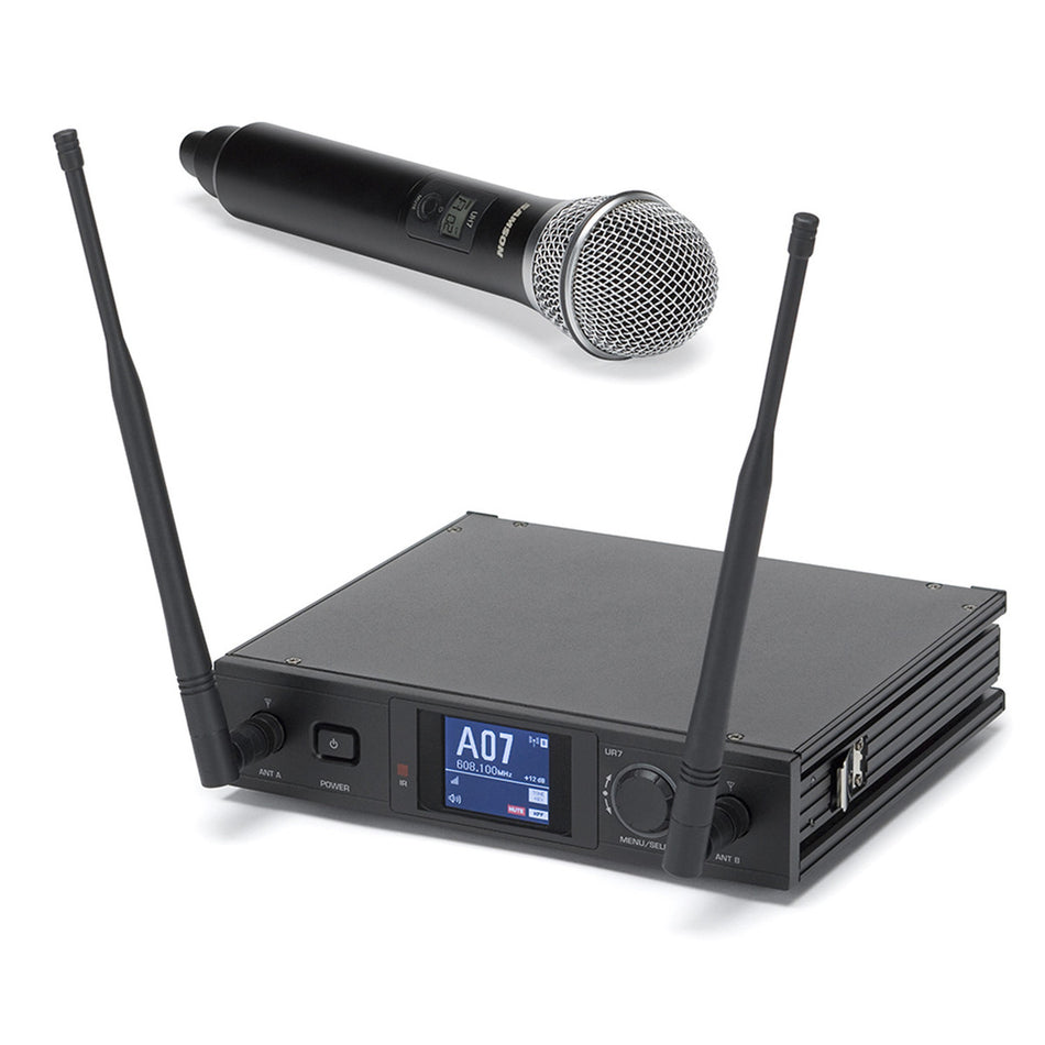 Samson UH7 (Synth 7) - Transmisor de mano UHF con cápsula Q8 para sistemas Synth 7