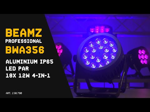 beamZ Pro BWA536 - Foco PAR LED para Exterior IP65 con 18x12W RGBW