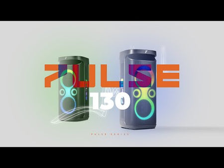 Fenton Pulse130 - Altavoz Portátil Party Speaker con Luces LED y Bluetooth