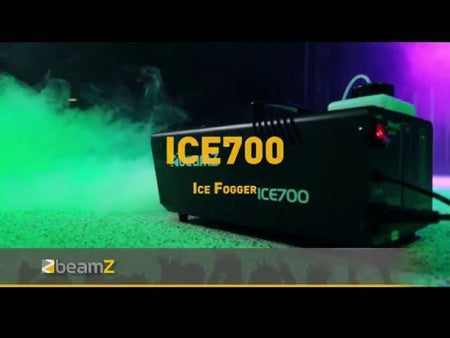 beamZ ICE700 - Máquina de humo bajo con hielo 700 W (75 m³/min, depósito 1,2 L, mando 3 m)