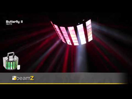 beamZ Butterfly II - Efecto LED 6x 3W RGBAWP-UV con mando IR y control al ritmo de la música