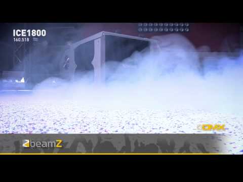 beamZ ICE1800 - Máquina de humo bajo con hielo 1800 W y DMX (200 m³/min, depósito 3,1 L)