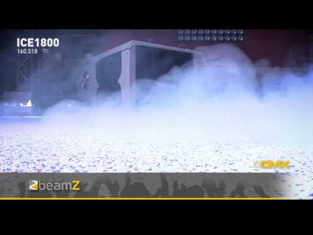 beamZ ICE1800 - Máquina de humo bajo con hielo 1800 W y DMX (200 m³/min, depósito 3,1 L)