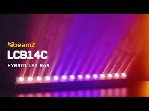 beamZ LCB14C - Barra LED híbrida RGBW/RGB con control por píxel y haz de 5°