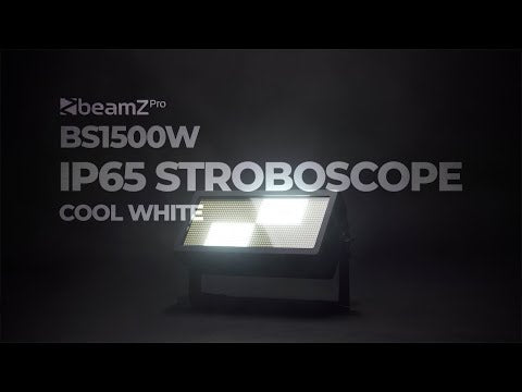 beamZ Pro BS1500W - Foco Estroboscópico y Cegadora LED de Luz Blanca Fría IP65