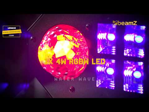 beamZ LEDWAVE - Efecto de luz multifuncional con Jelly Ball, Onda de Agua y Luz UV