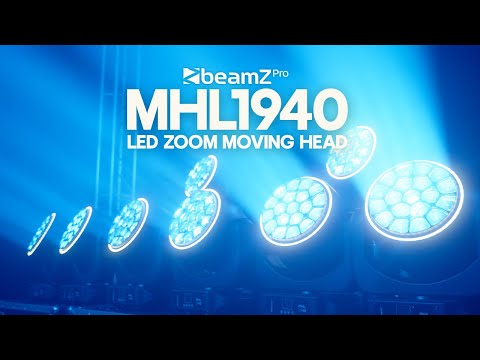 beamZ Pro MHL1940 - Cabeza Móvil LED Bee Eye con Zoom y Efecto Kaleido