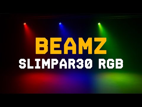 beamZ SlimPar 30 RGB - Par LED plano 6x3W sin ventilador con mando IR para eventos e instalaciones