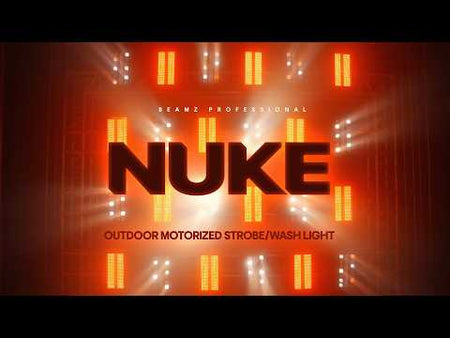 beamZ Pro NUKE2 - Potente Foco Estroboscópico y Baño de Color Motorizado para Exterior IP65