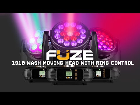 beamZ Fuze1910 - Cabeza móvil Wash con control por anillos y 19x10W LEDs RGBW