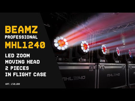 beamZ Pro MHL1240 - Cabeza Móvil LED Wash Profesional con Zoom y Control Píxel a Píxel