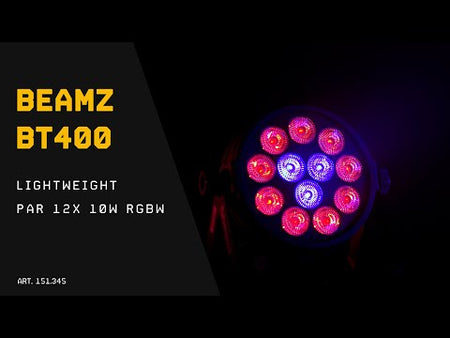beamZ BT400 - Foco Par Ligero LED RGBW 12x10W