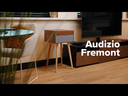 Audizio Fremont - Tocadiscos de Estilo Retro con Soporte y Conectividad Bluetooth
