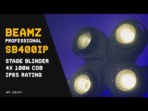 beamZ Pro SB400IP - Cegadora y Estrobo LED COB de Alta Potencia para Exteriores