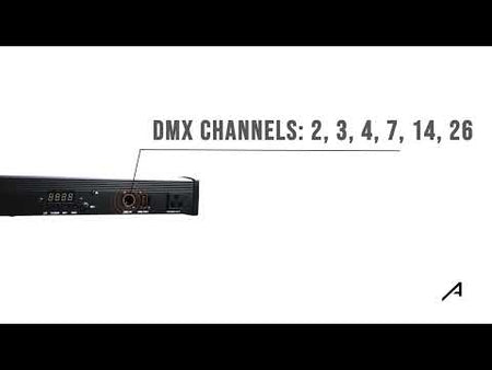 Audibax BAR 252 - Barra LED RGB de 252 diodos de 10 mm con 8 segmentos y control DMX (36 W)