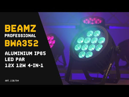 beamZ Pro BWA532 - Foco PAR LED para Exterior IP65 con 12x 12W RGBW