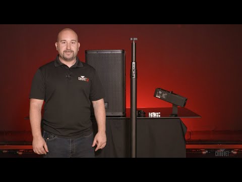 CHAUVET DJ FLEXstand negro - Soporte telescópico para iluminación y audio