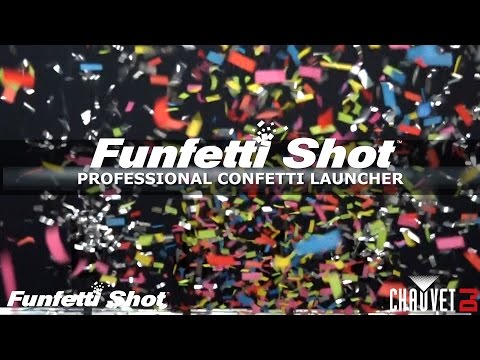 CHAUVET DJ Funfetti Shot - Lanzador eléctrico de confeti
