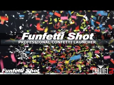 CHAUVET DJ Funfetti Shot - Lanzador eléctrico de confeti