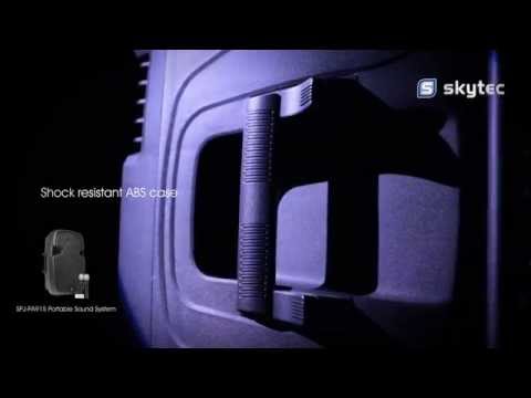 Vonyx SPJ-PA915 - Sistema de Sonido Portátil 15" 700W con Micrófonos UHF y Bluetooth